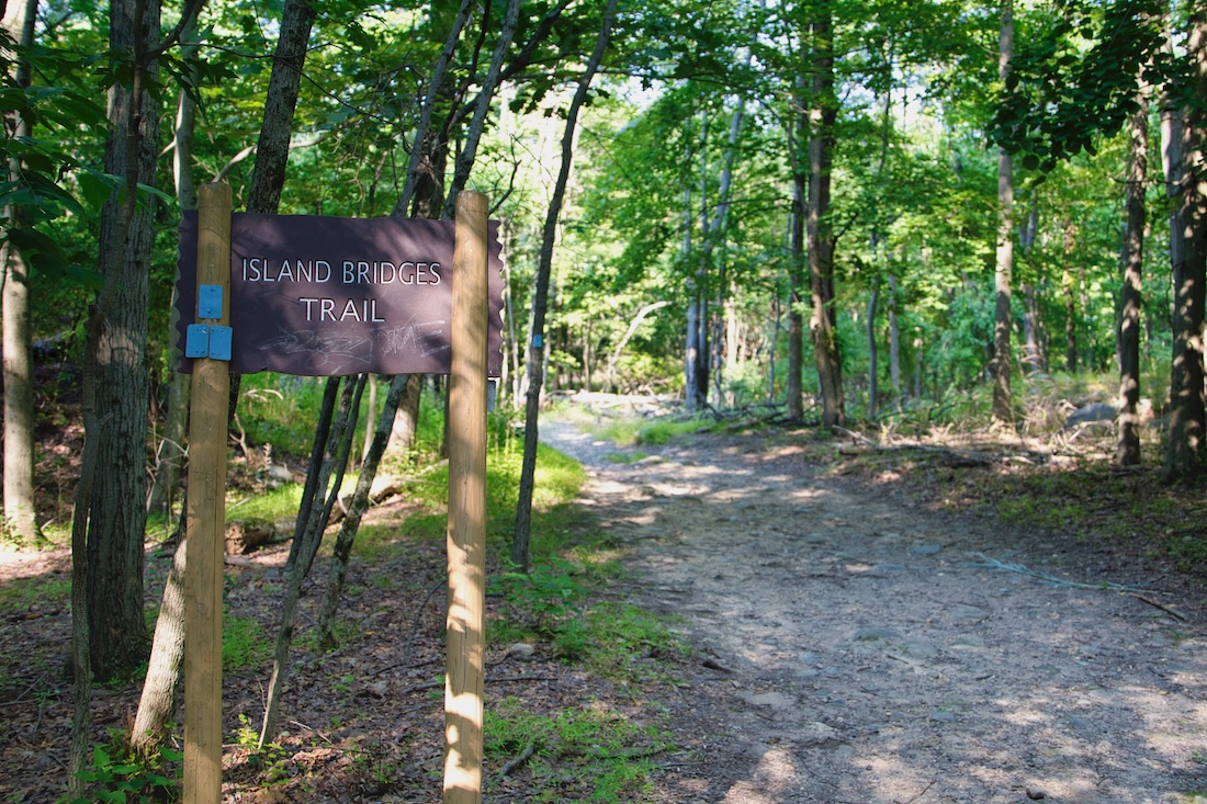 G. Thomas Donch Island Bridge Trail Sign Photo