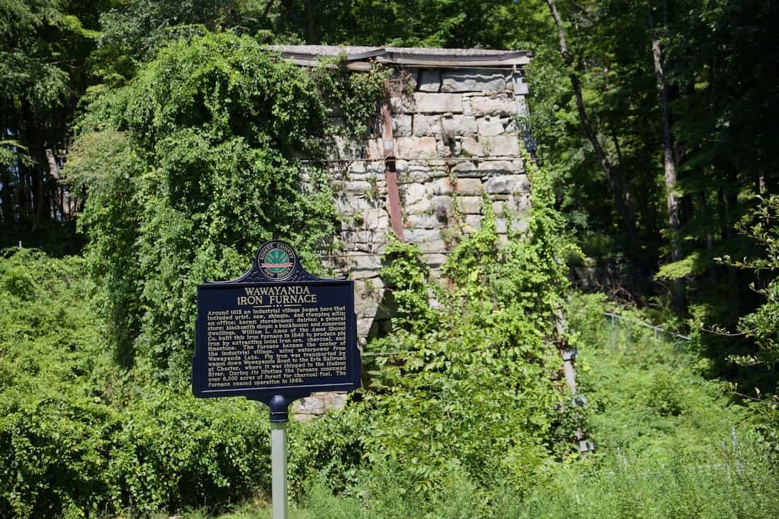 image of historic iron furnace