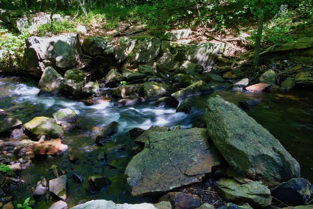 image of flowing water in a stream