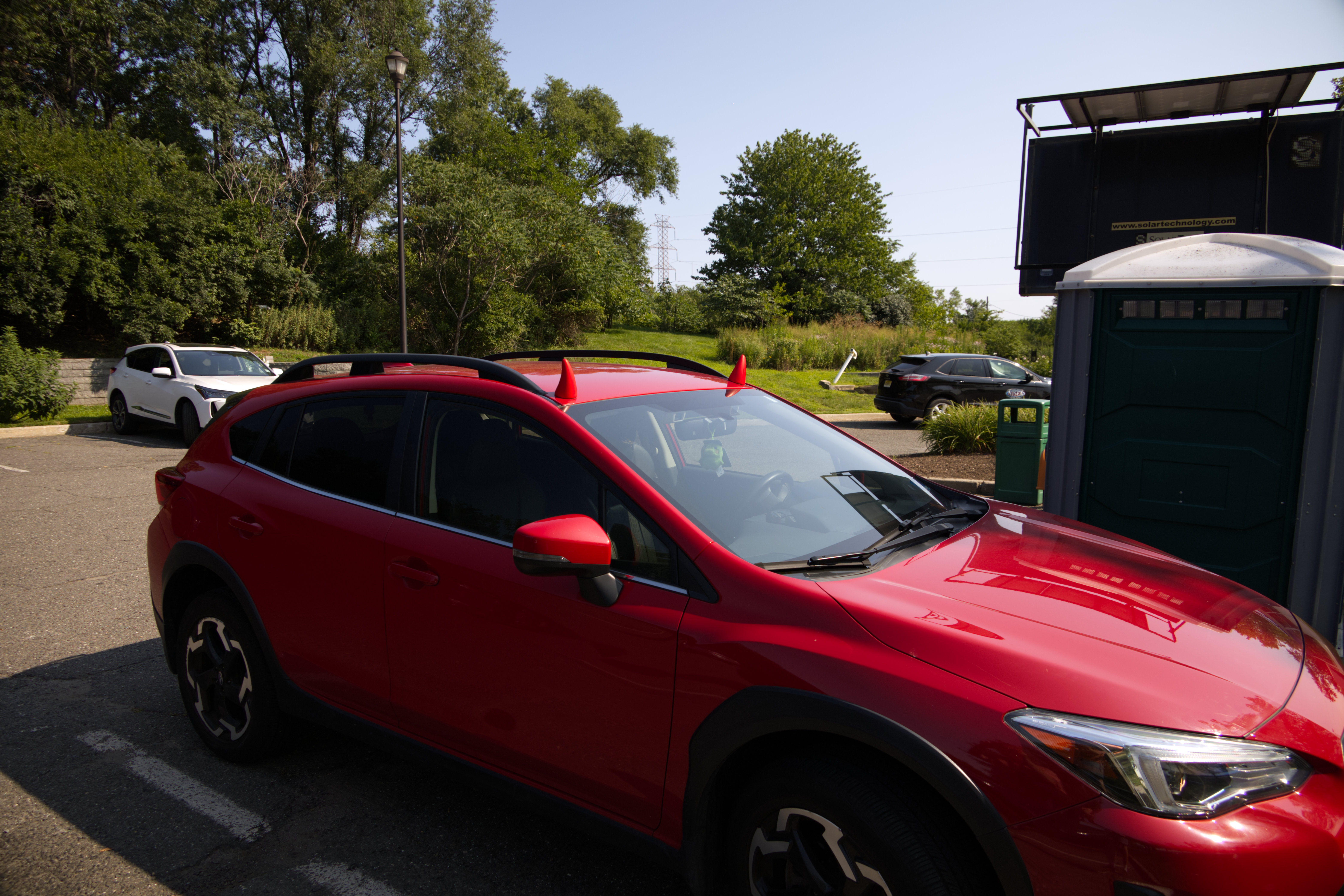 image of a red car 